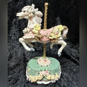 Melodies Country Fair Collection Heritage House As Time Goes By Carousel Horse